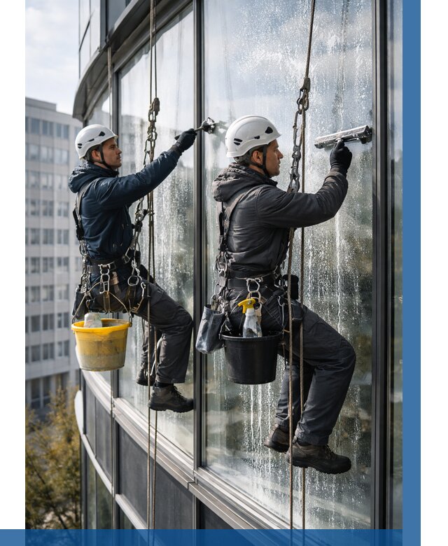 Мойка панорамных окон в Гулькевичах от 363 р. заказать у ВЫСОТНИК-Гль