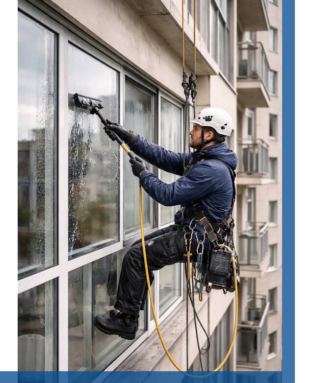 Мойка балконного остекления в Гулькевичах от 3631 р. | ВЫСОТНИК-Гль