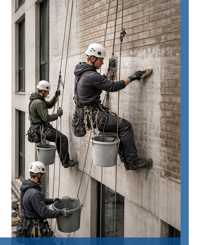 Удаление высолов с фасада в Гулькевичах от 259 р. | ВЫСОТНИК-Гль