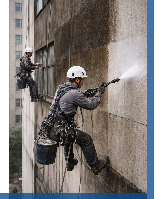 Очистка фасада от копоти в Гулькевичах от 259 р. | ВЫСОТНИК-Гль