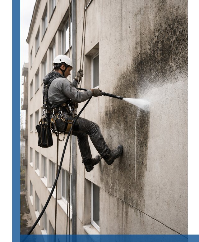 Профессиональная очистка фасадов от плесени в Гулькевичах