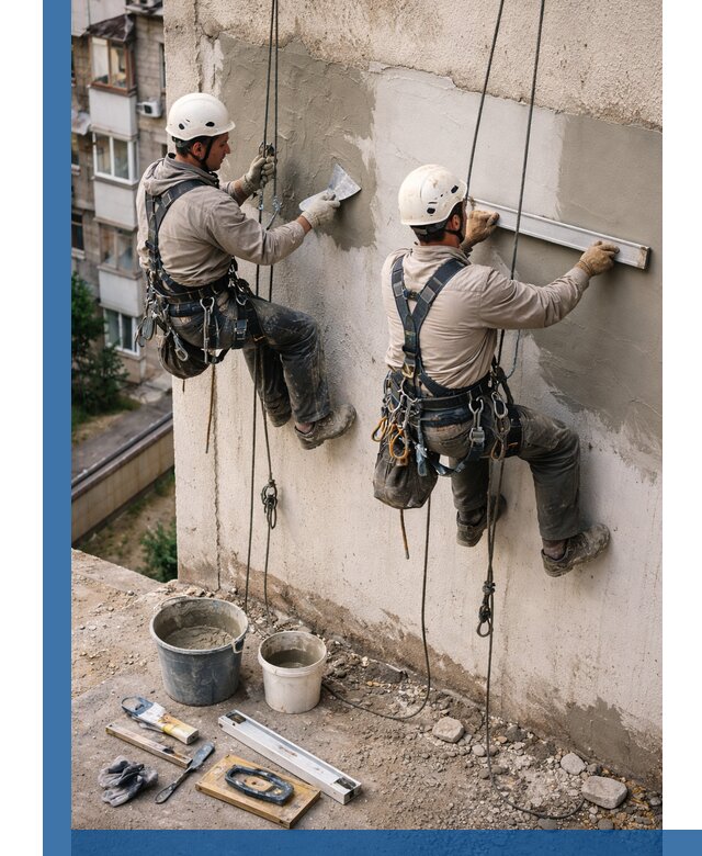 Комплексный ремонт штукатурного фасада с гарантией в Гулькевичах