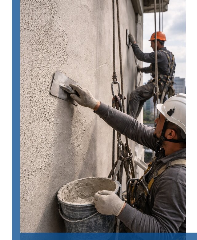Декоративная штукатурка фасада с утеплением и защитой в Гулькевичах