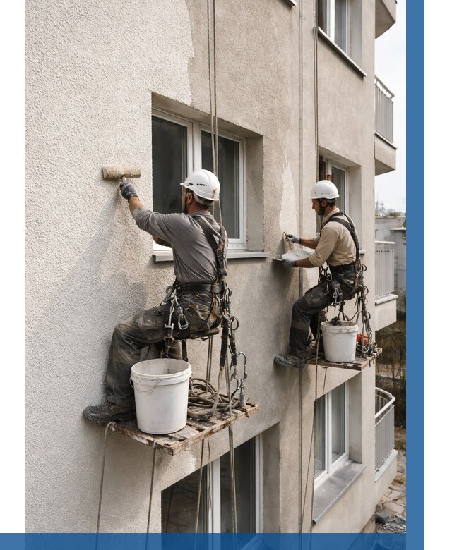 Нанесение короеда на фасад в Гулькевичах от 467 р. | ВЫСОТНИК-Гль