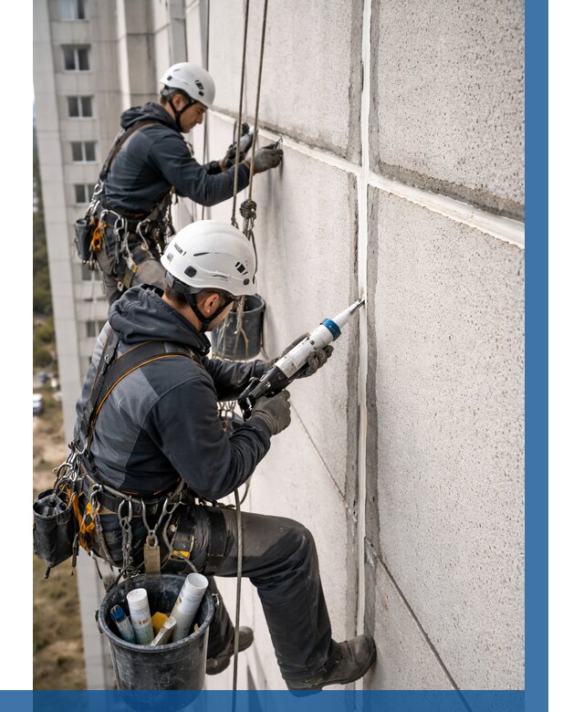 Герметизация межпанельных швов в Гулькевичах от 726 р. | ВЫСОТНИК-Гль