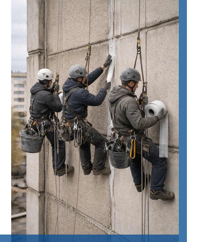 Ремонт межпанельных швов в Гулькевичах от 778 р. | ВЫСОТНИК-Гль