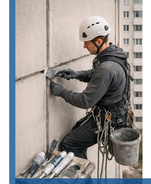 Ремонт межпанельных швов в Гулькевичах герметизация и восстановление