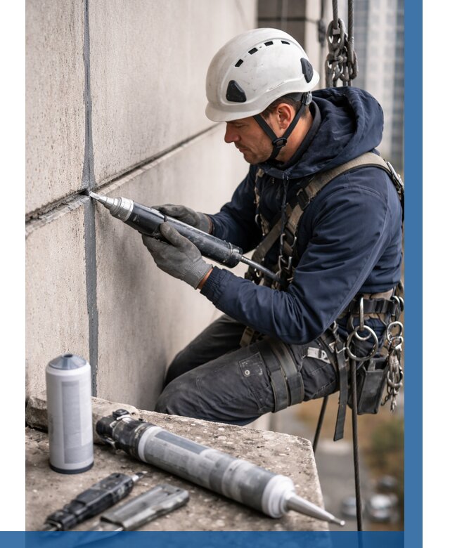 Вторичная герметизация швов в Гулькевичах от 467 р. | ВЫСОТНИК-Гль