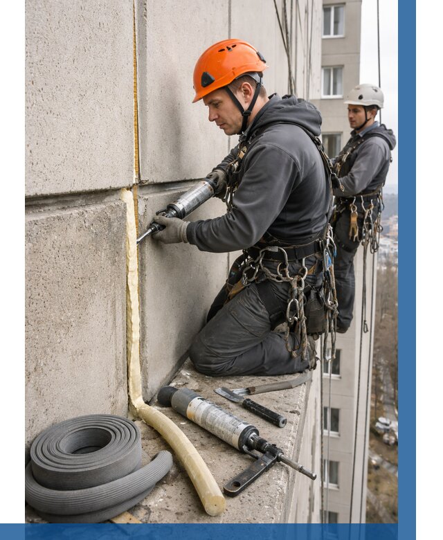 Теплый шов межпанельные швы в Гулькевичах от 726 р. | ВЫСОТНИК-Гль