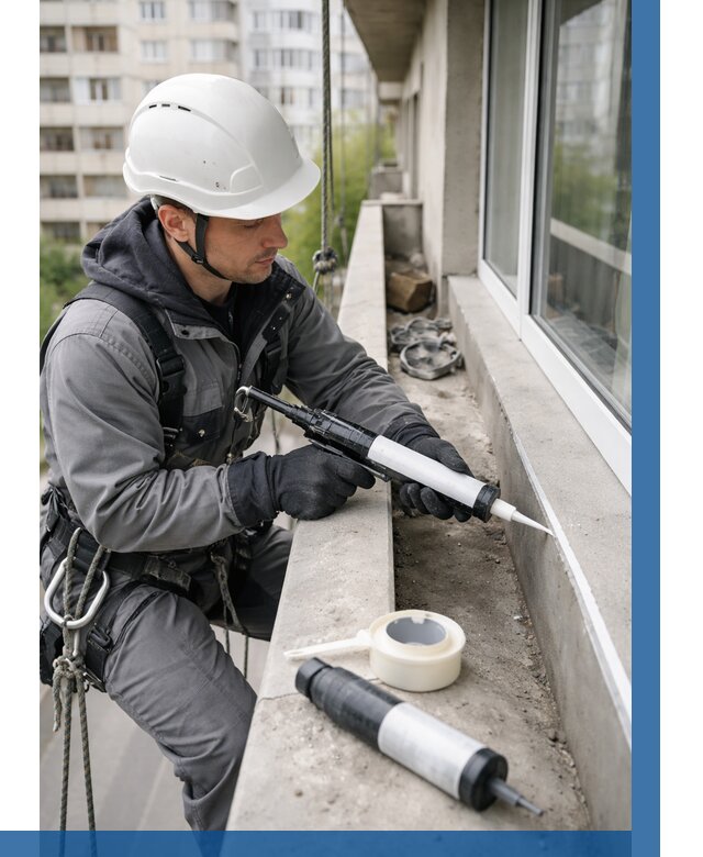 Герметизация швов лоджии в Гулькевичах от 4668 р. | ВЫСОТНИК-Гль