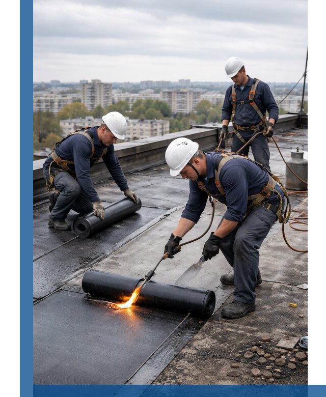 Ремонт наплавляемой кровли в Гулькевичах качественно и надежно