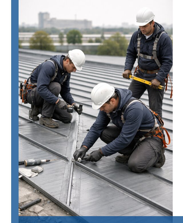 Ремонт фальцевой кровли в Гулькевичах срочно и качественно