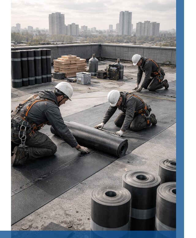 Монтаж мягкой кровли под ключ в Гулькевичах от 467 р. | ВЫСОТНИК-Гль