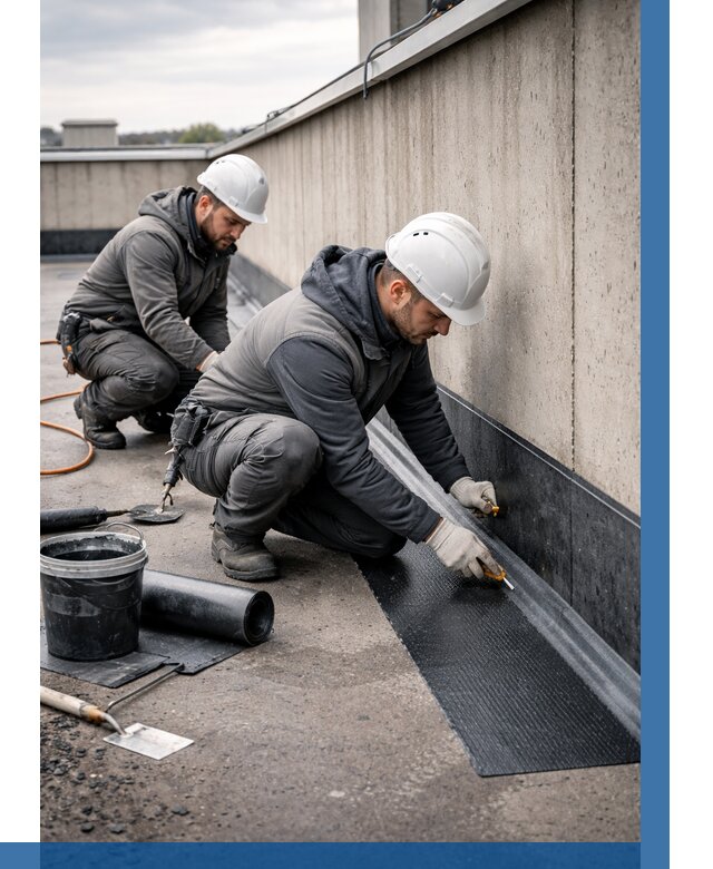 Гидроизоляция примыканий на кровле в Гулькевичах от 934 р. | ВЫСОТНИК-Гль