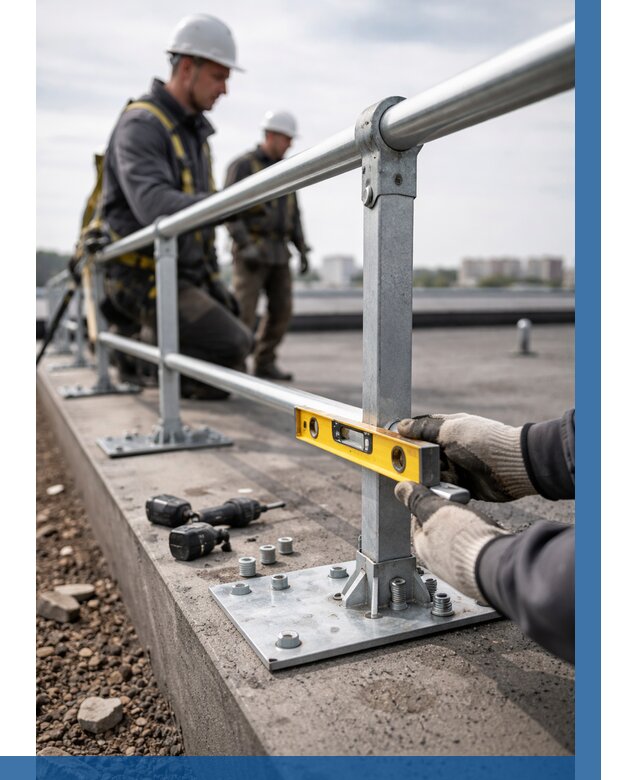 Монтаж кровельного ограждения в Гулькевичах от 1245 р. | ВЫСОТНИК-Гль