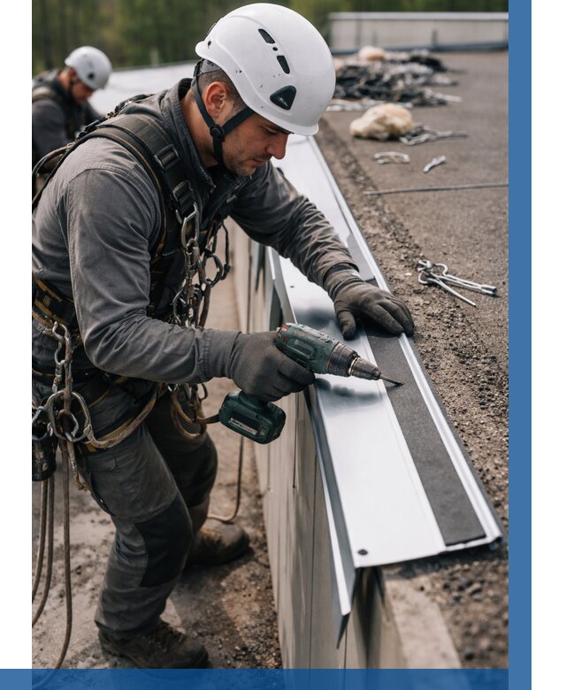 Монтаж капельника на кровле в Гулькевичах от 311 р. | ВЫСОТНИК-Гль