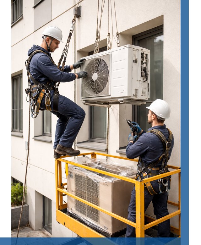 Демонтаж внешнего блока кондиционера в Гулькевичах от 3631 р. | ВЫСОТНИК-Гль