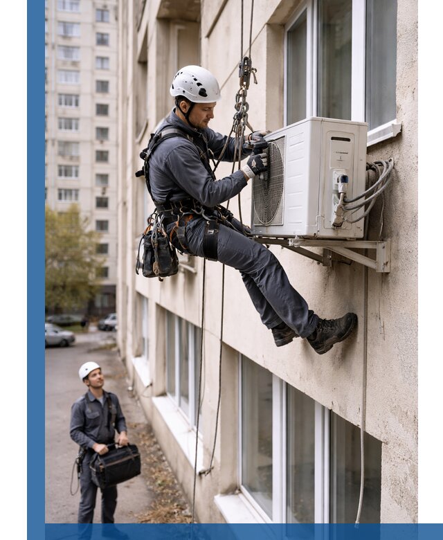 Демонтаж внешнего блока кондиционера в Гулькевичах профессионально