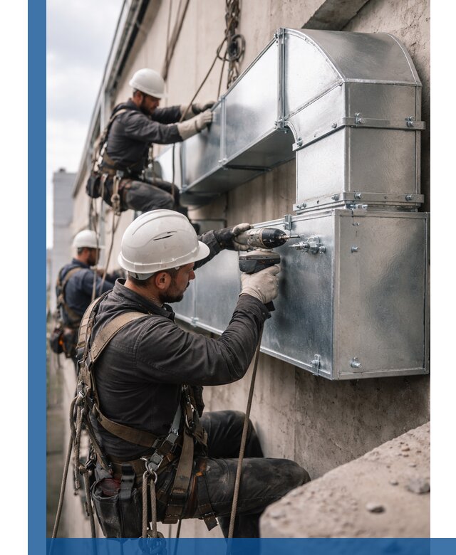 Профессиональный монтаж вентиляционных коробов в Гулькевичах под ключ