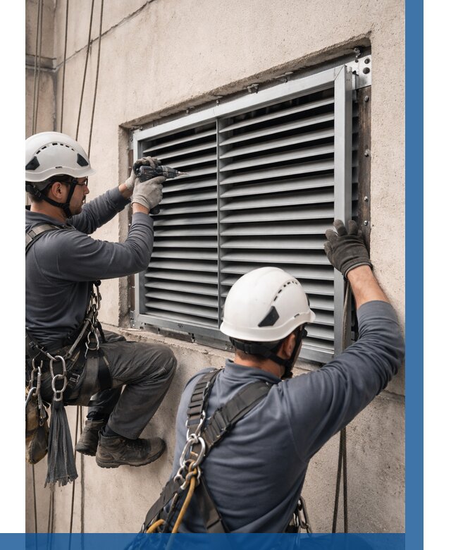 Монтаж вентиляционных решеток в Гулькевичах от 4668 р. | ВЫСОТНИК-Гль