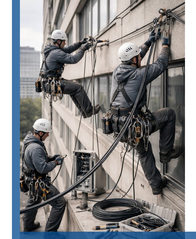 Прокладка оптоволоконного кабеля в Гулькевичах под ключ с тестированием