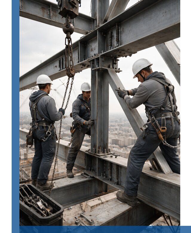 Профессиональный монтаж металлоконструкций на высоте в Гулькевичах