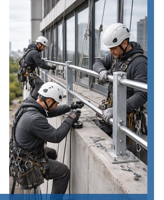 Монтаж ограждений на высоте в Гулькевичах, от 1245 р. | ВЫСОТНИК-Гль