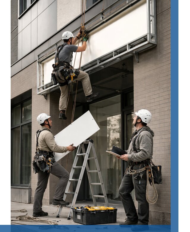 Монтаж светового короба в Гулькевичах от 6743 р. | ВЫСОТНИК-Гль