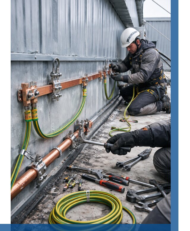 Монтаж заземления здания в Гулькевичах от 25935 р. | ВЫСОТНИК-Гль