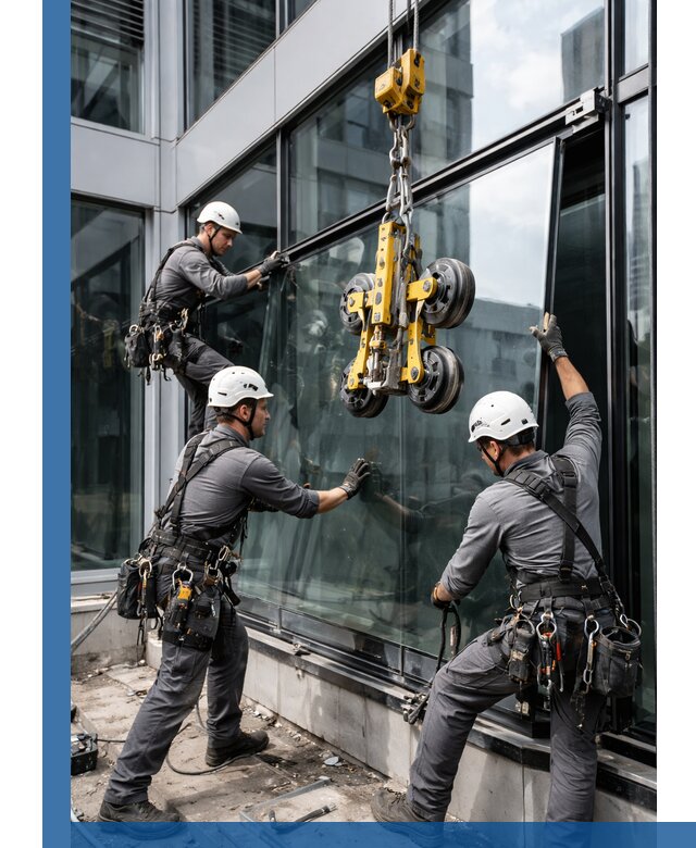 Структурное остекление фасадов в Гулькевичах монтаж и обслуживание