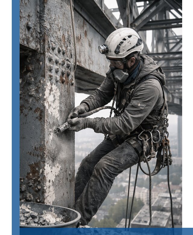 Удаление старой краски с металлических конструкций в Гулькевичах