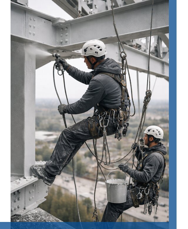Покраска металлоконструкций на высоте в Гулькевичах 363 р |ВЫСОТНИК-Гль
