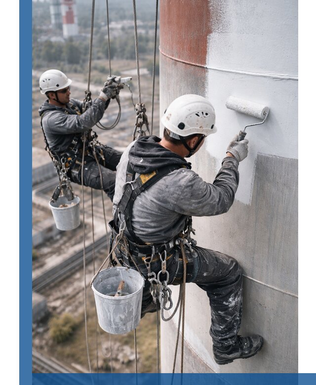 Покраска дымовых труб в Гулькевичах: антикоррозийная защита и восстановление