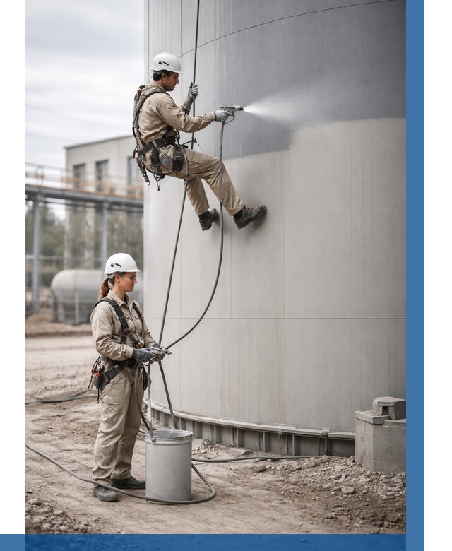 Покраска резервуаров в Гулькевичах от 1245 р. | ВЫСОТНИК-Гль — заказать