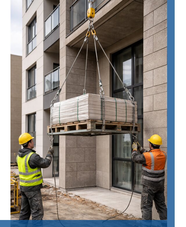 Подъем керамогранита на этаж в Гулькевичах от 3631 р. | ВЫСОТНИК-Гль