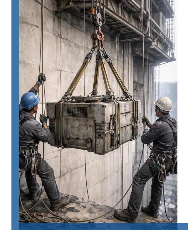 Такелажные работы на высоте, подъем и монтаж грузов в Гулькевичах