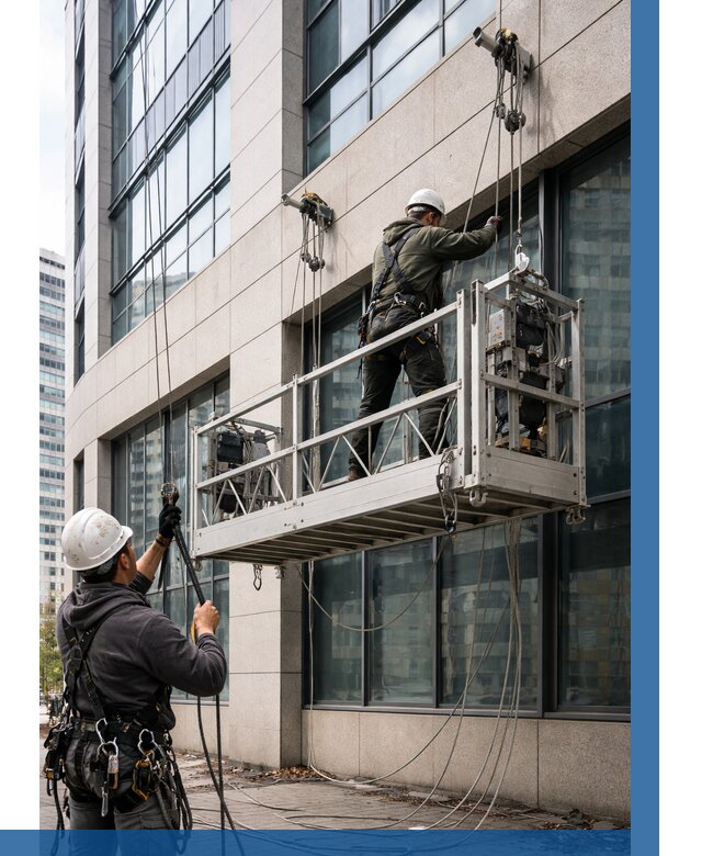 Монтаж и подъем фасадной люльки в Гулькевичах от 12449 р. | ВЫСОТНИК-Гль