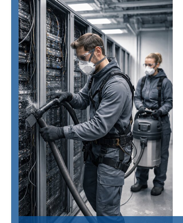 Обеспыливание серверной комнаты в Гулькевичах, профессиональная очистка