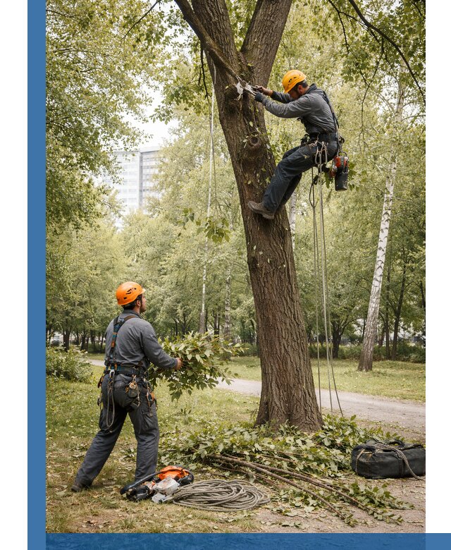 Санитарная обрезка деревьев в Гулькевичах, профессионально и безопасно