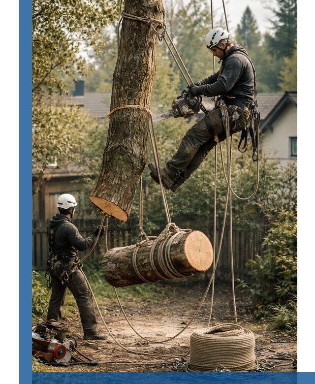 Валка деревьев частями в Гулькевичах, безопасно и аккуратно