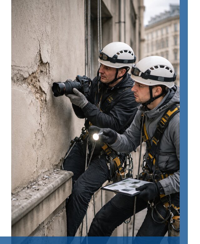 Фотофиксация дефектов фасада в Гулькевичах от 4668 р. | ВЫСОТНИК-Гль